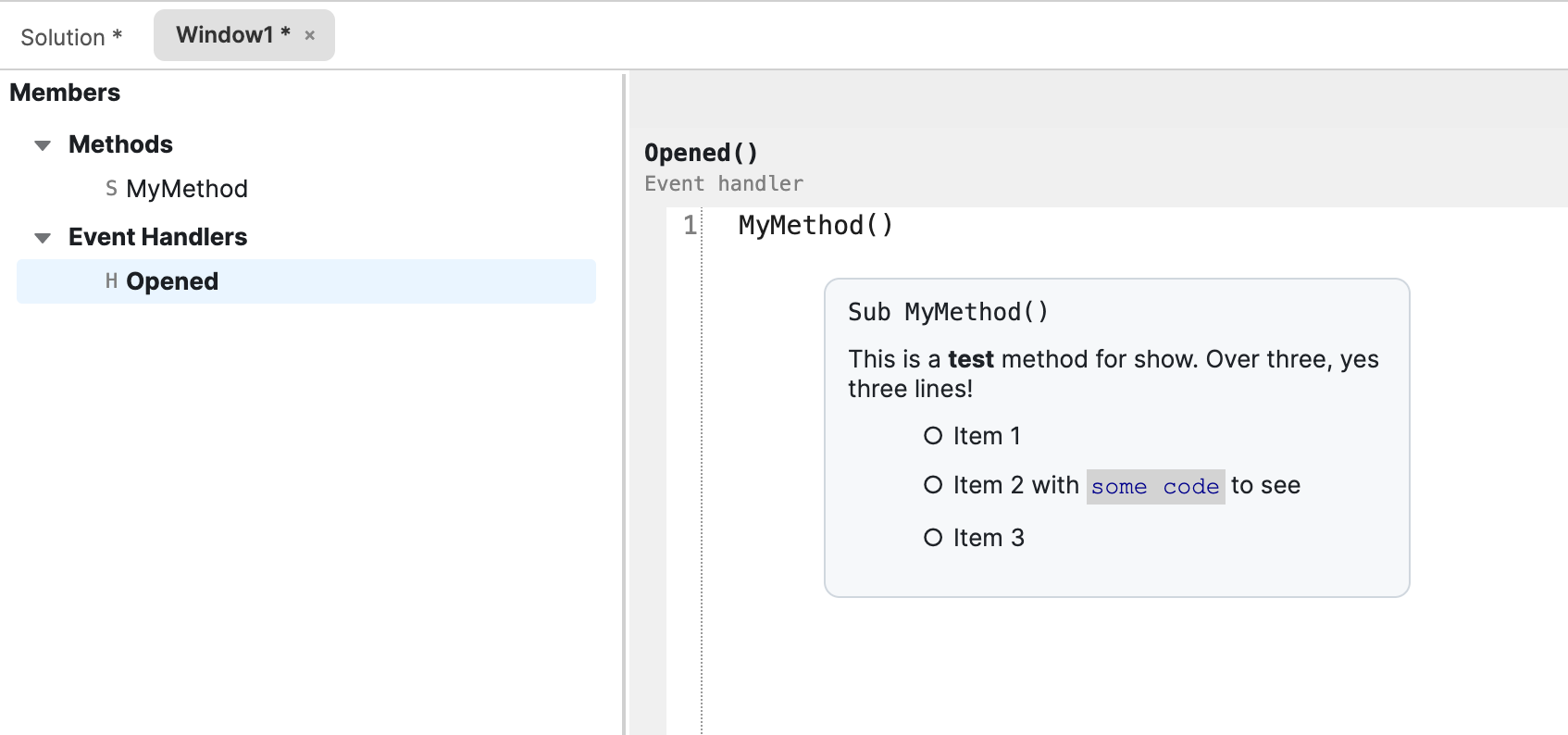 Markdown in hover tooltips